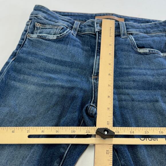 Joes Jeans Womens 27 Blue The Icon Mid Rise Skinny Ankle Denim Distressed Cotton - Picture 7 of 8